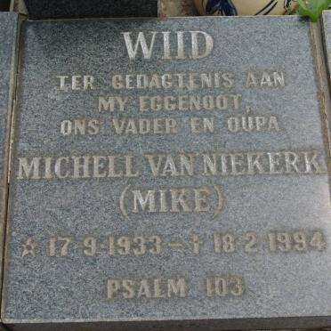 WIDD Michell van Niekerk 1933-1994