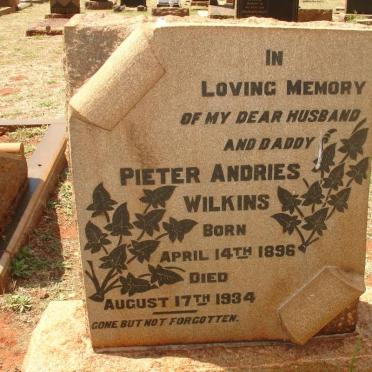 WILKINS Pieter Andries 1896-1934