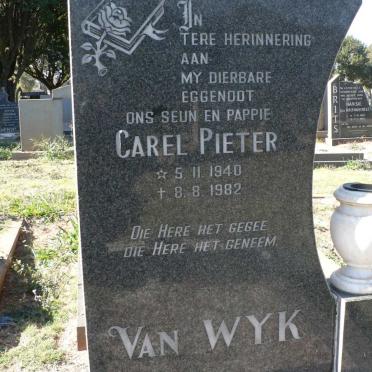 WYK Carel Pieter, van 1940-1982