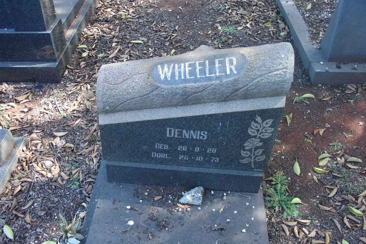 WHEELER Dennis 1928-1973