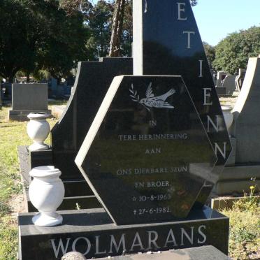 WOLMARANS Etienne 1963-1982