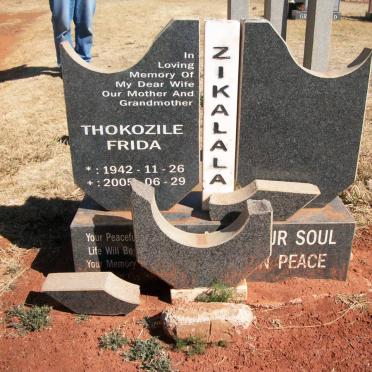 ZIKALALA Thokozile Frida 1942-2005