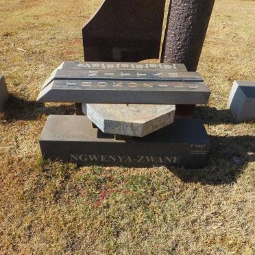 ZWANE Thokozile Mittah, Ngwenya 1958-2000