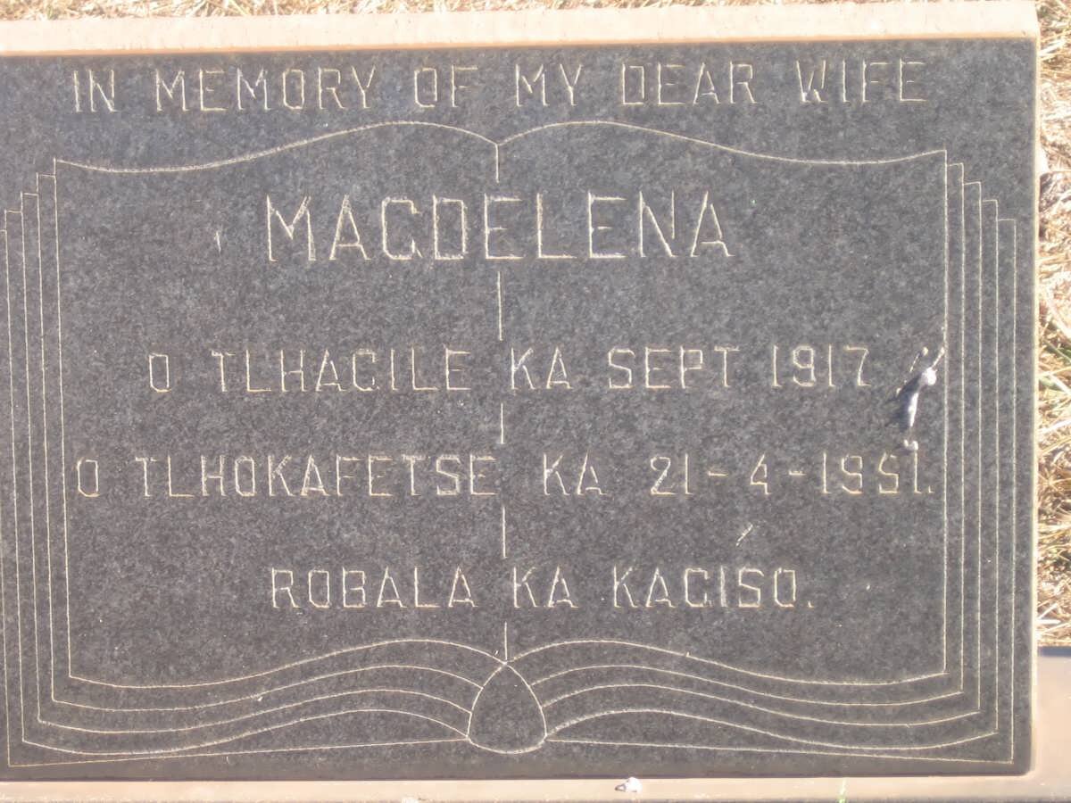 ? Magdelena 1917-1951