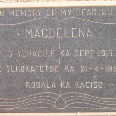 ? Magdelena 1917-1951