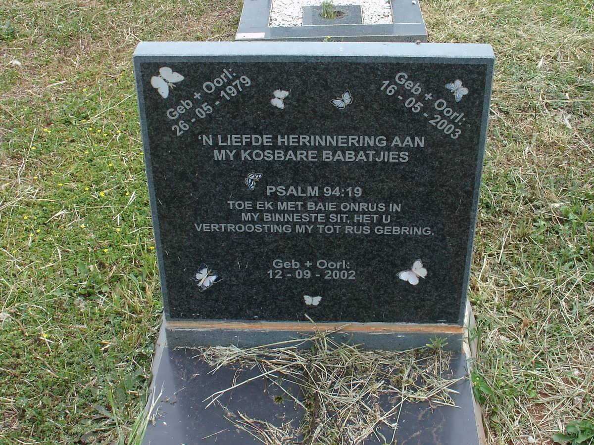 ? Babatjies 1979-1979 :: 2002-2002 :: 2003-2003