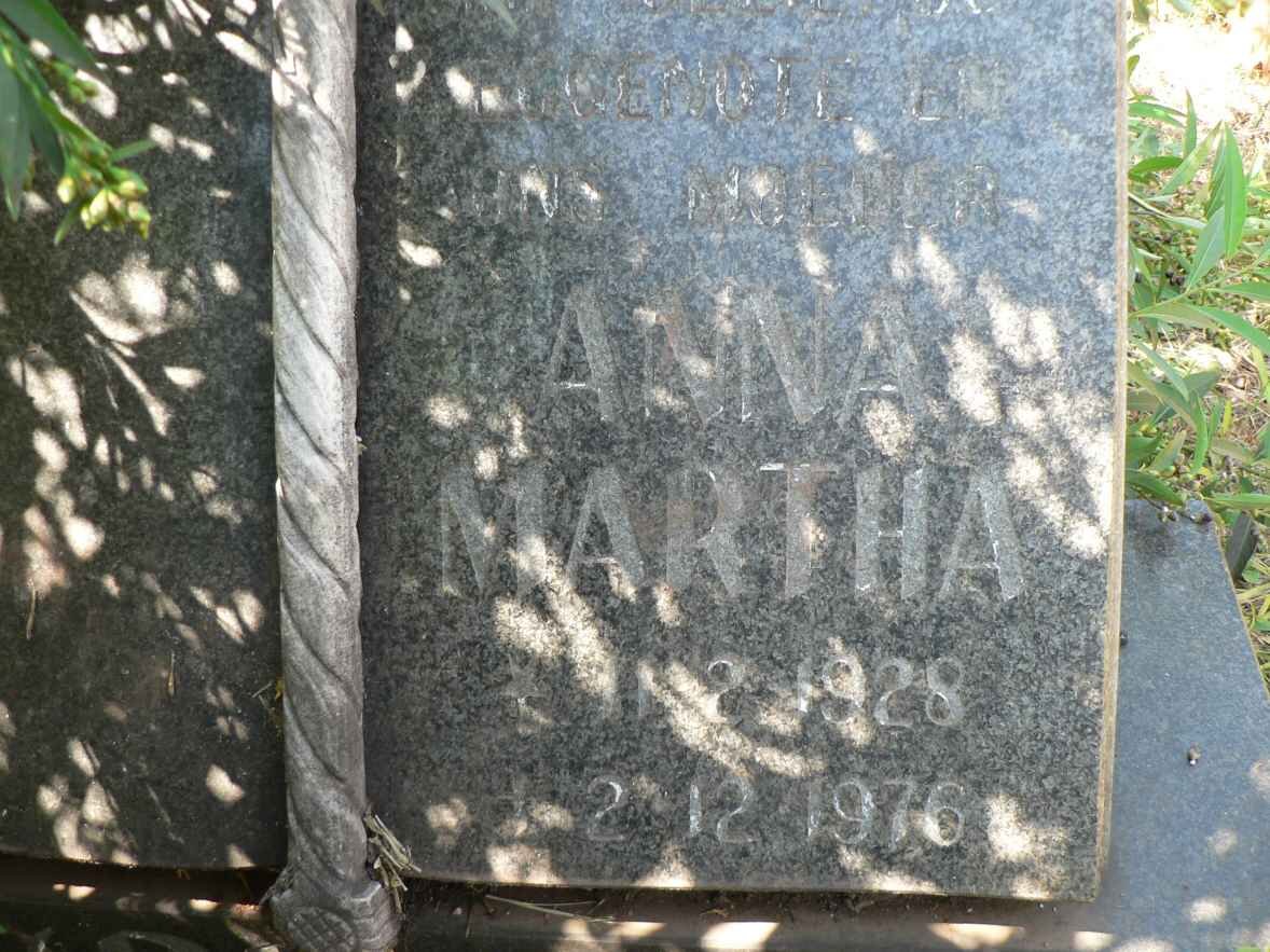 ? Anna Martha 1928-1976