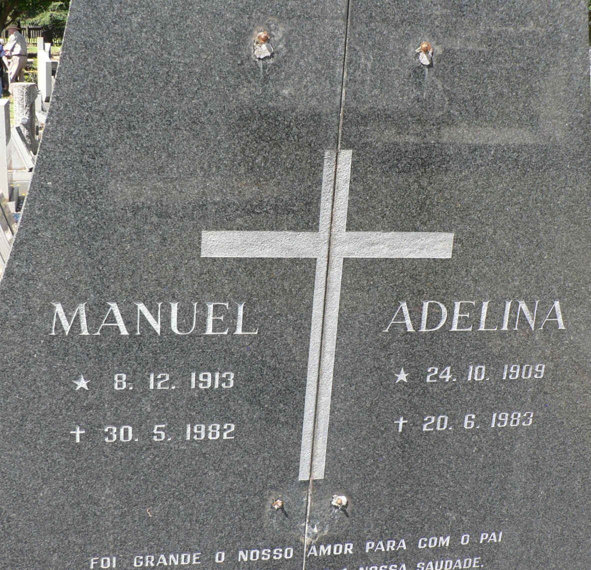 ? Manuel 1913-1982 &amp; Adelina 1909-1983
