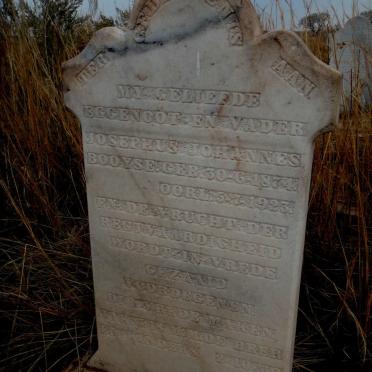 BOOYSE Josephus Johannes 1874-1923