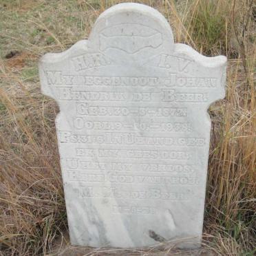 BEER Johan Hendrik, de 1872-1938