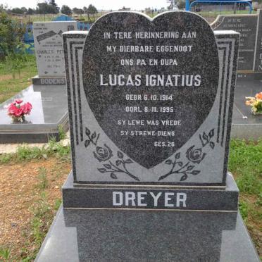 DREYER Lucas Ignatius 1914-1995