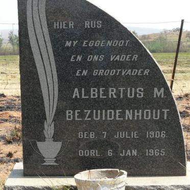 BEZUIDENHOUT Albertus M. 1906-1965