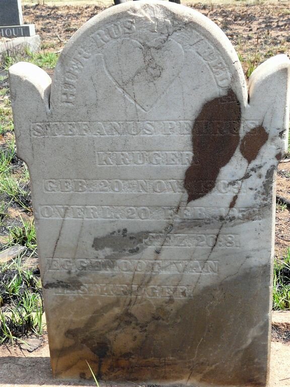KRUGER Stefanus Petrus 1909-1932