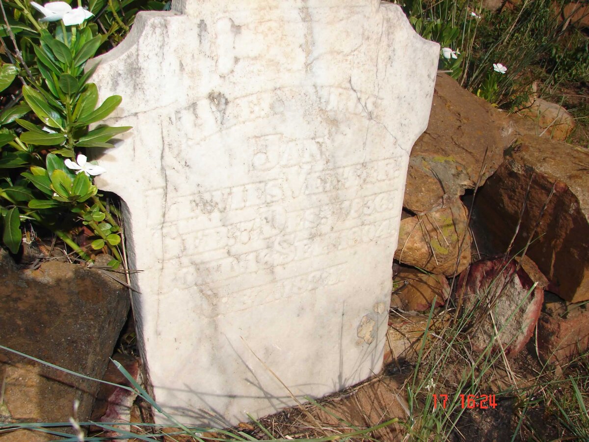 VENTER Jan Lewies 1836-1904