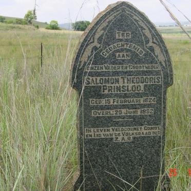PRINSLOO Salomon Theodorus 1824-1892