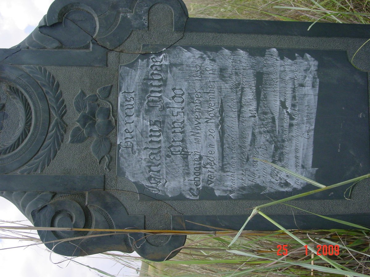 PRINSLOO Ignatius Michael 1852-1891