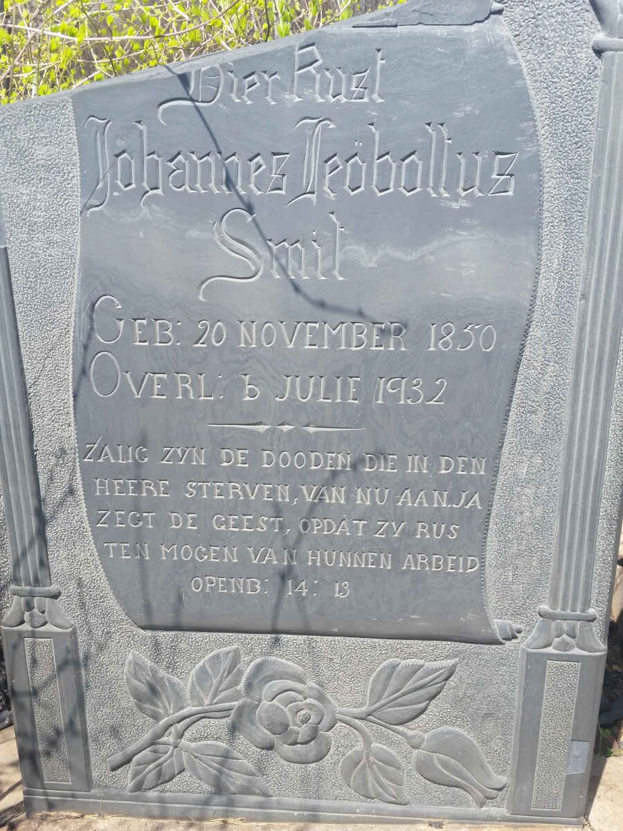 SMIT Johannes Leoboltus 1850-1932