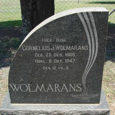 WOLMARANS Cornelius J. 1868-1947