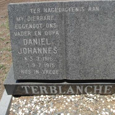 TERBLANCHE Daniel Johannes 1916-1975
