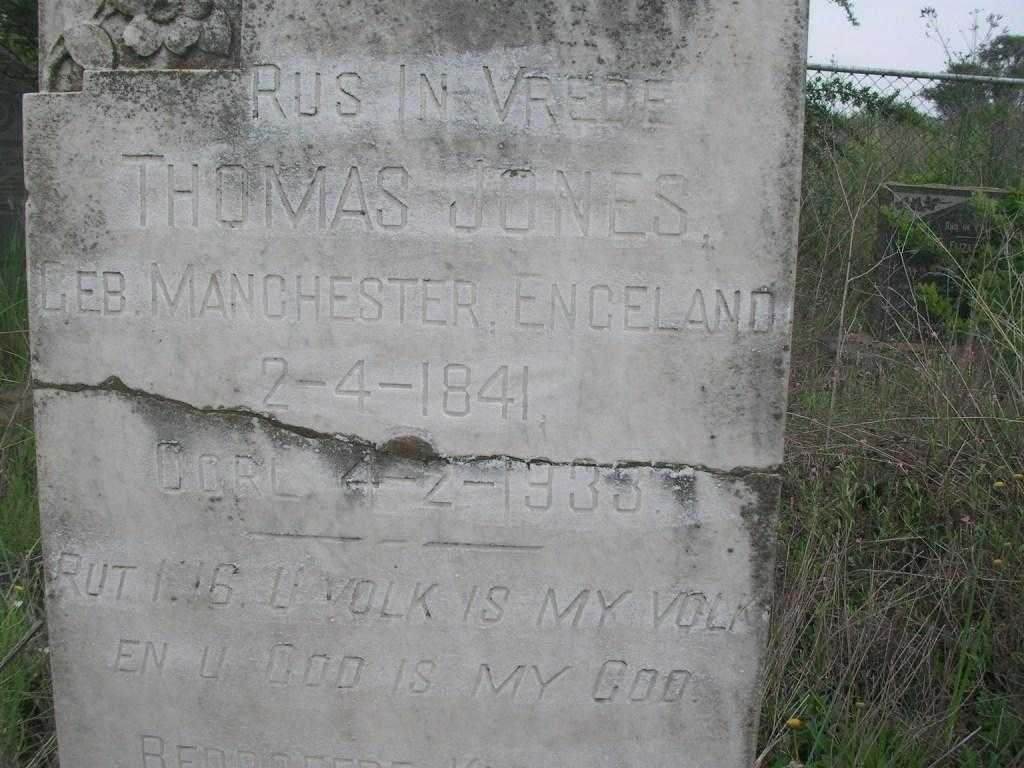 JONES Thomas 1841-1935