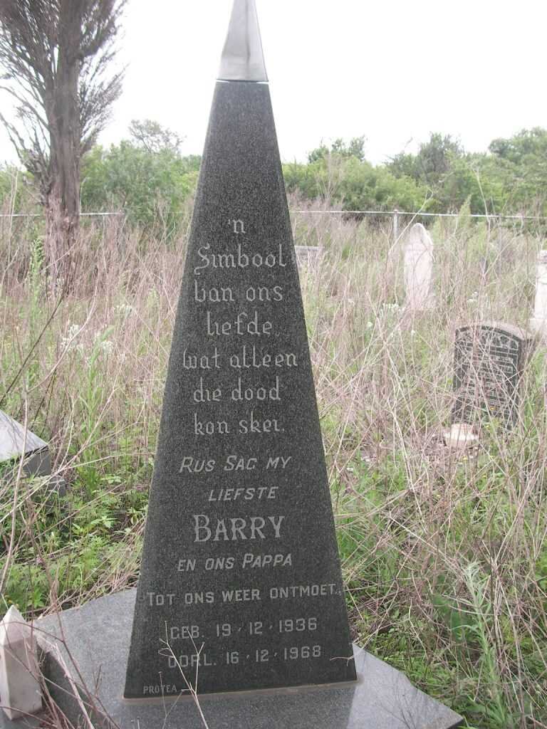 LIEBENBERG Barry 1936-1968