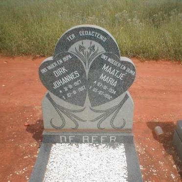 BEER Dirk Johannes, de 1927-1987 &amp; Maatje Maria 1934-1992