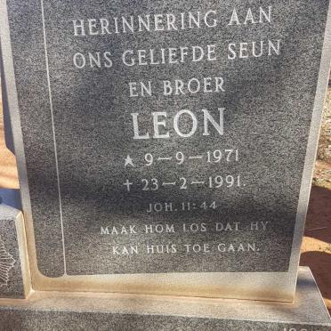 BEKKER Leon 1971-1991