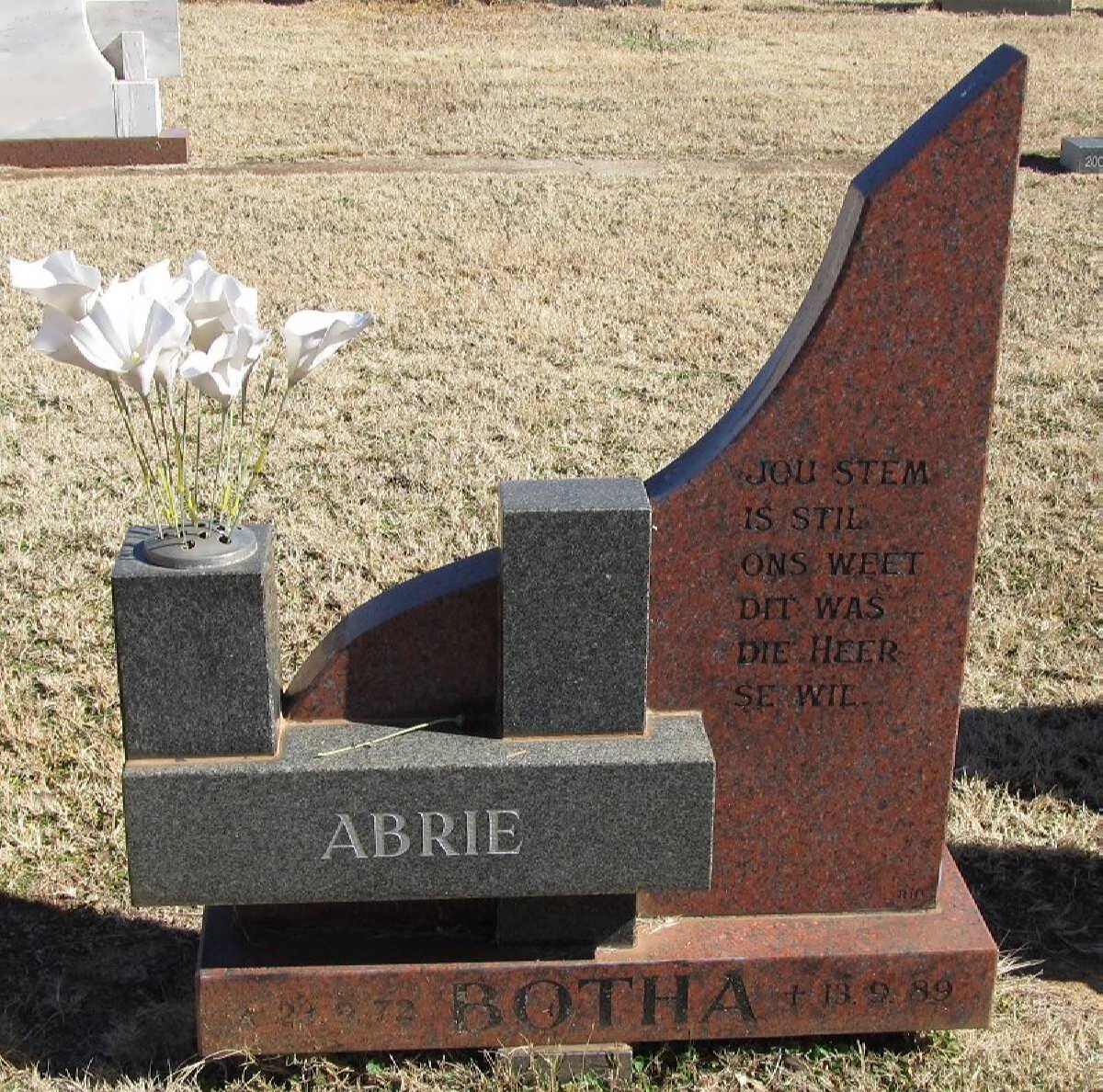 BOTHA Abrie 1972-1989