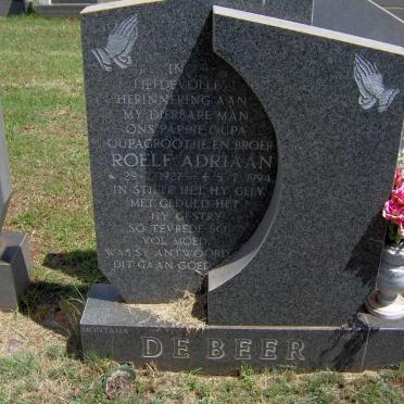 BEER Roelf Adriaan, de 1927-1994