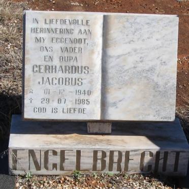 ENGELBRECHT Gerhardus Jacobus 1940-1985