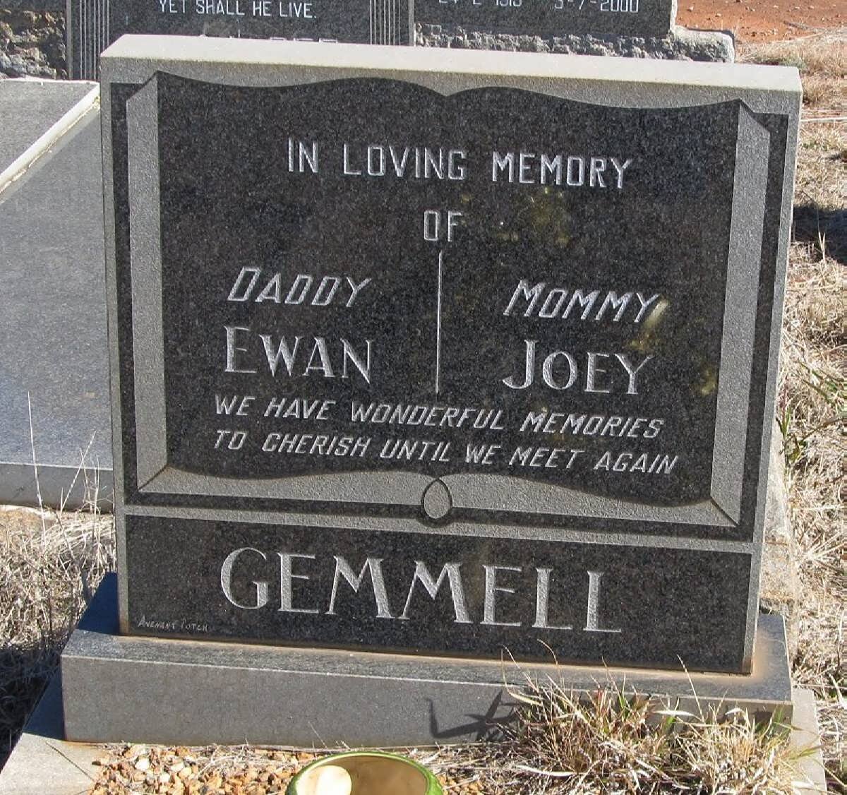 GEMMELL Ewan &amp; Joey