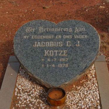 KOTZE Jacobus C.J. 1917-1978