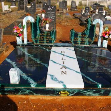 KILIAN Jacobus Marthinus 1932-1988 &amp; Susara Magdalena 1939-2011