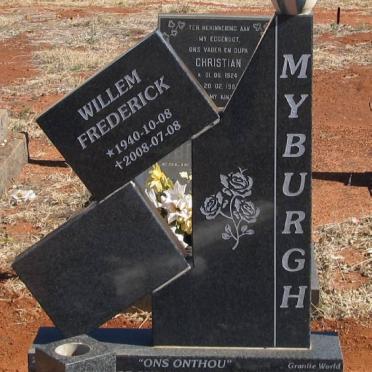 MYBURGH Willem Frederick 1940-2008