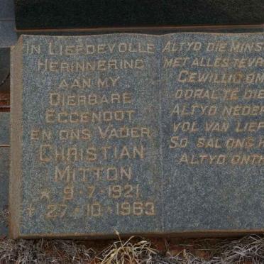 MITTON Christian 1921-1963