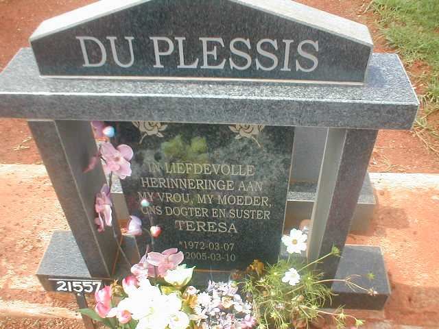 PLESSIS Teresa, du 1972 -2005