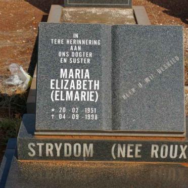 STRYDOM Maria Elizabeth nee ROUX 1951-1998