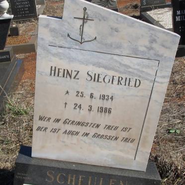 SCHEULEN Heinz Siegfried 1934-1986