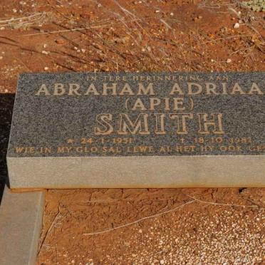 SMITH Abraham Adriaan 1951-1982