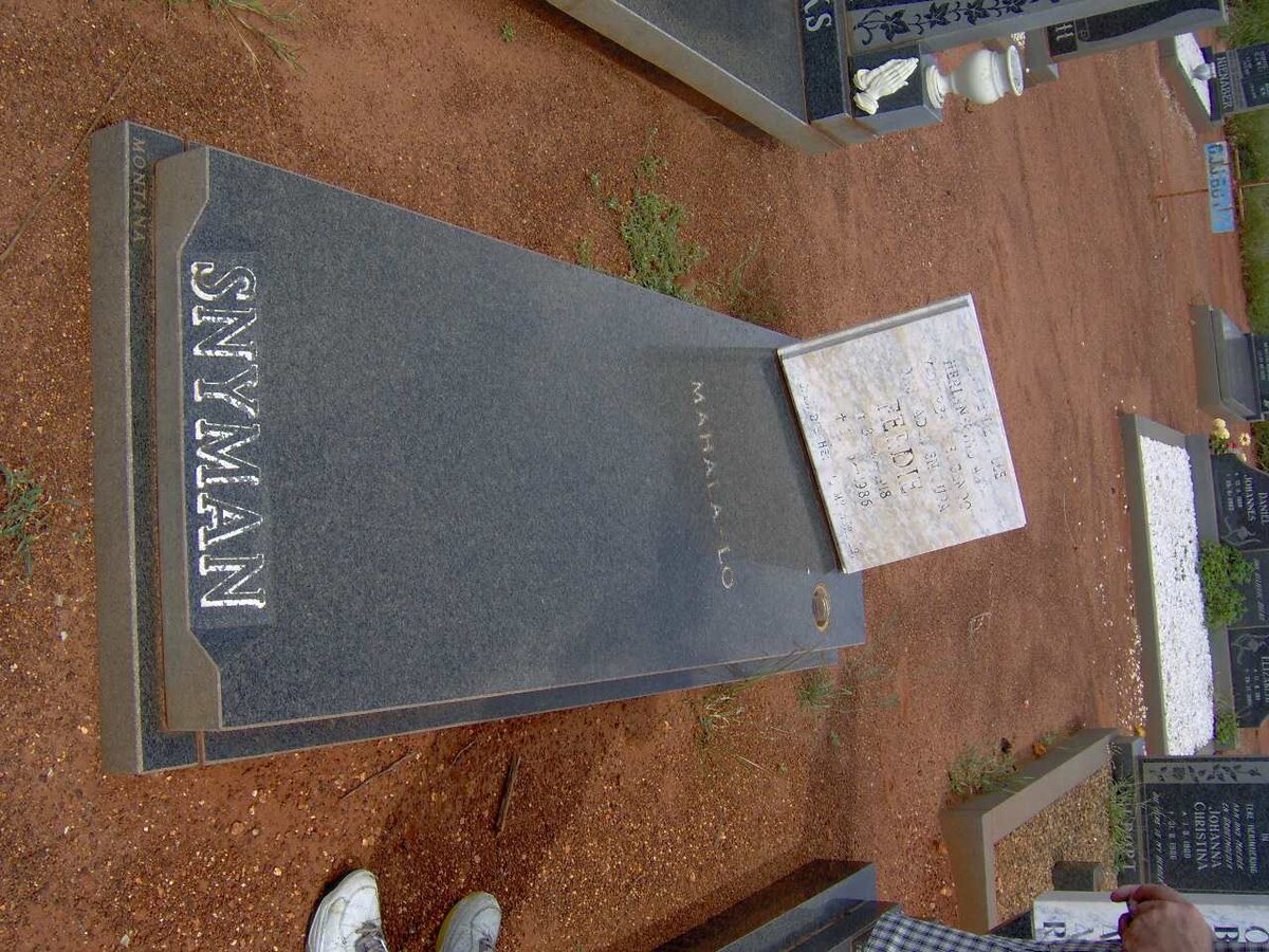 SNYMAN Ferdie 1918-1986