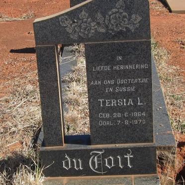 TOIT Tersia L., du 1964-1970