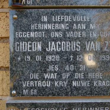 ZYL Gideon Jacobus, van 1928-1994