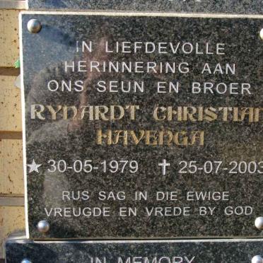HAVENGA Rynardt Christian 1979-2003