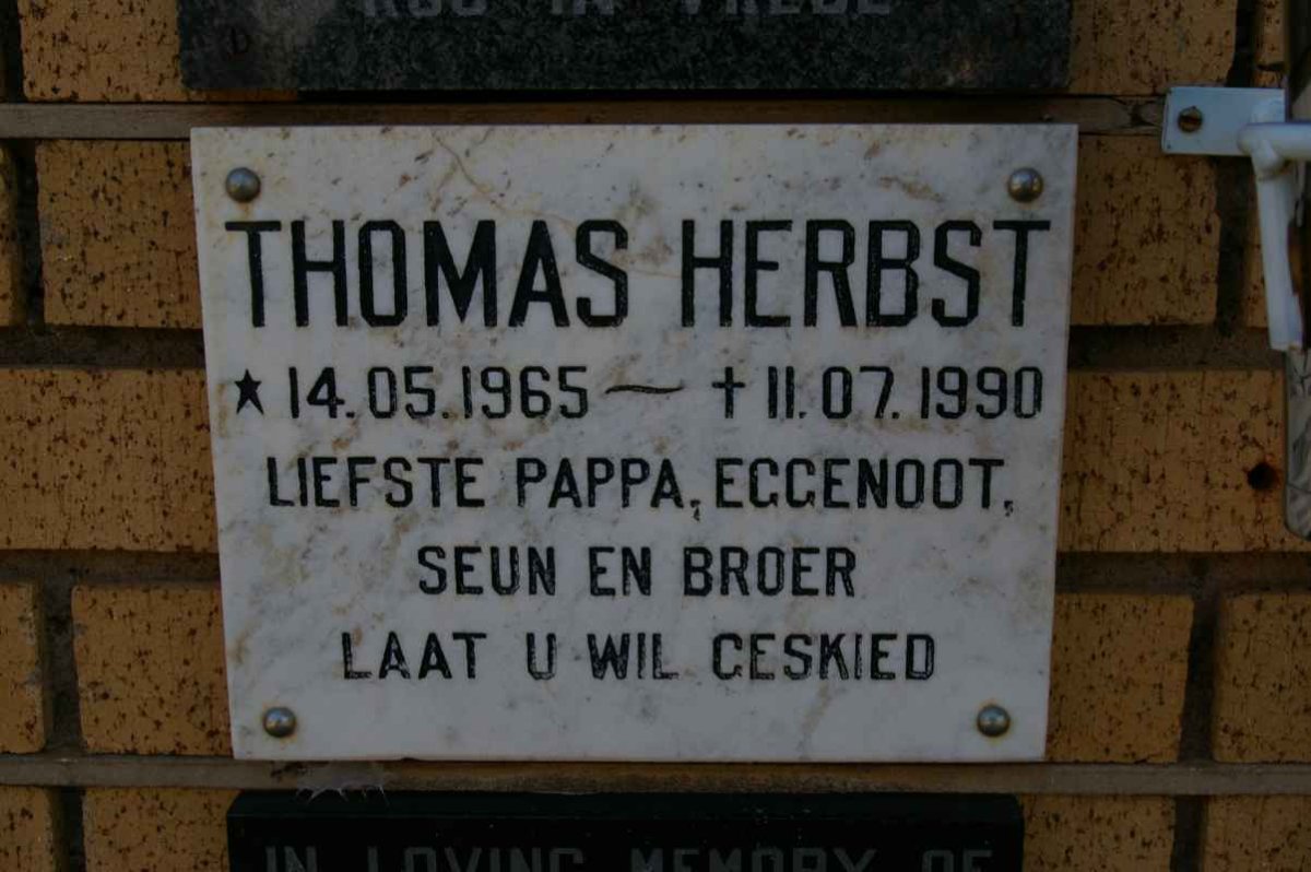 HERBST Thomas 1965-1990