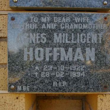HOFFMAN Agnes Millicent 1922-1994