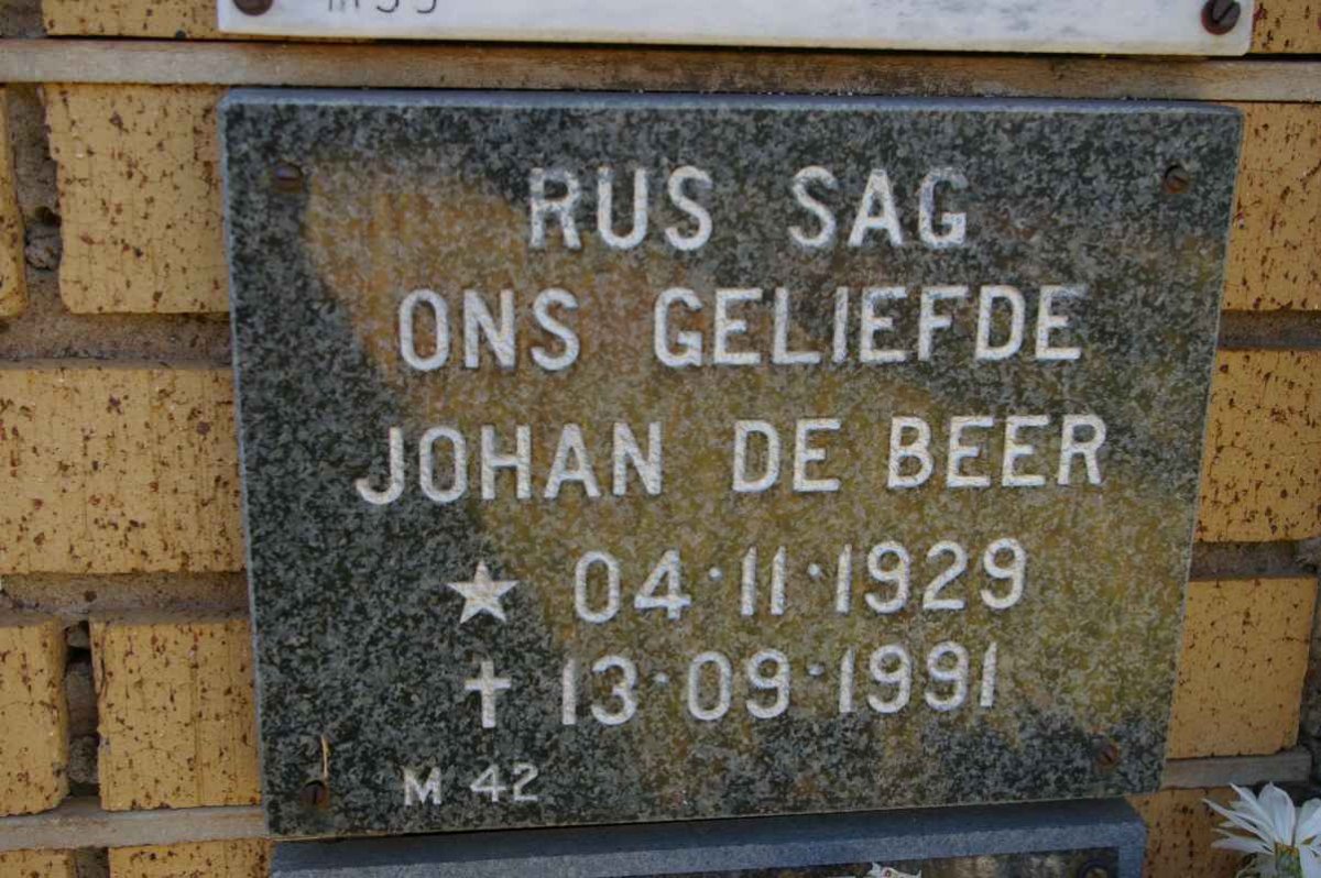BEER Johan, de 1929-1991
