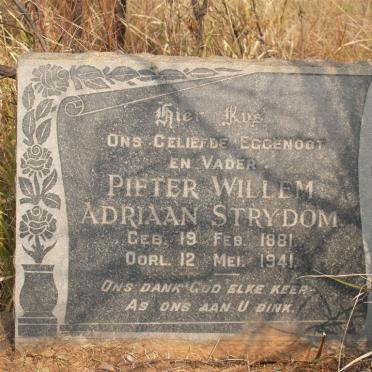 STRYDOM Pieter Willem Adriaan 1881-1941