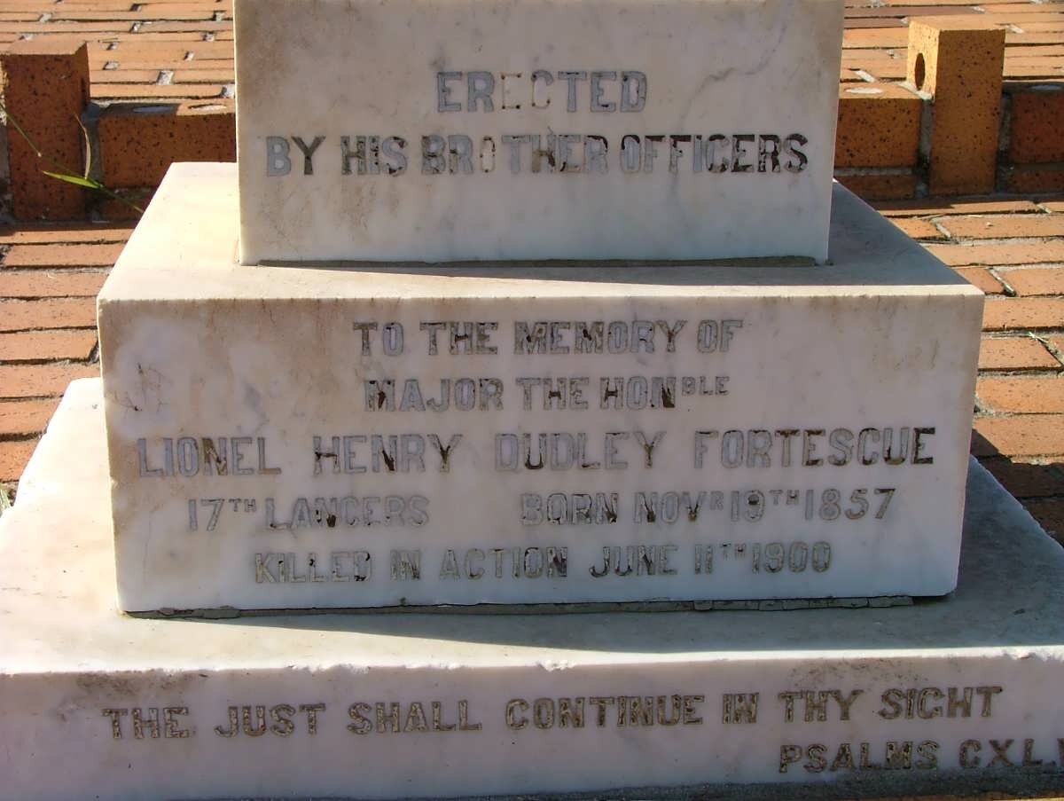 FORTESCUE Lionel Henry Dudley 1857-1900