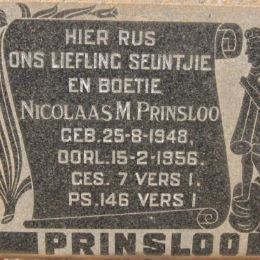 PRINSLOO Nicolaas M. 1948-1956