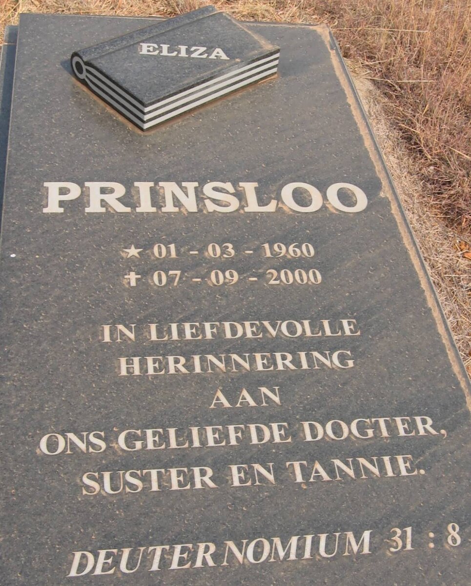 PRINSLOO Eliza 1960-2000